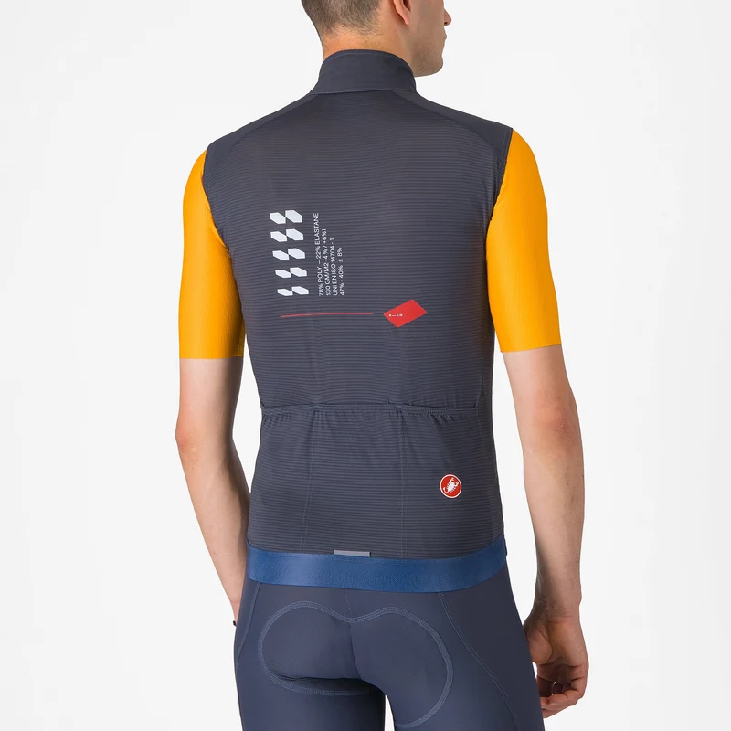 Gilet Castelli Espresso R-A/D - Blu