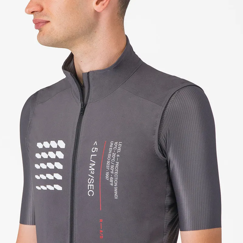 Gilet Castelli Espresso R-A/D - Grigio
