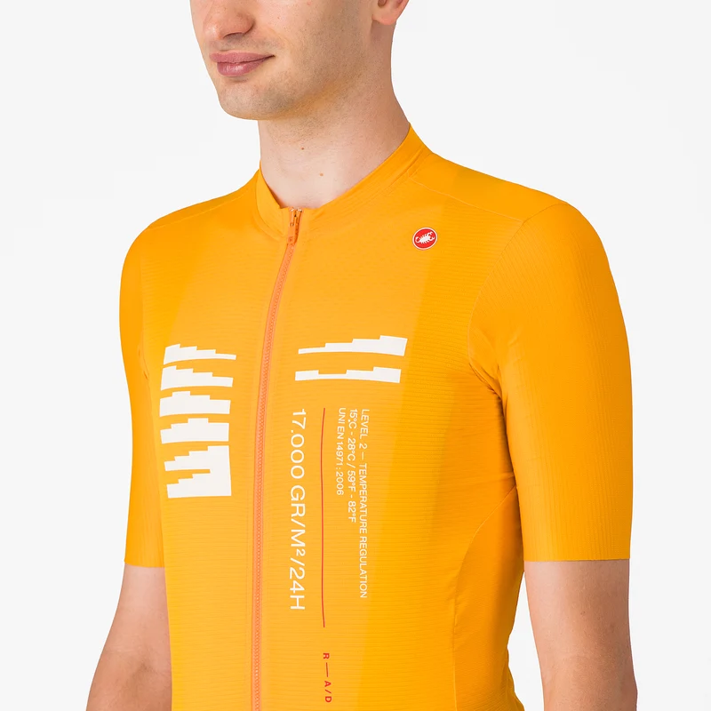 Maglia Castelli Espresso R-A/D - Arancio chiaro