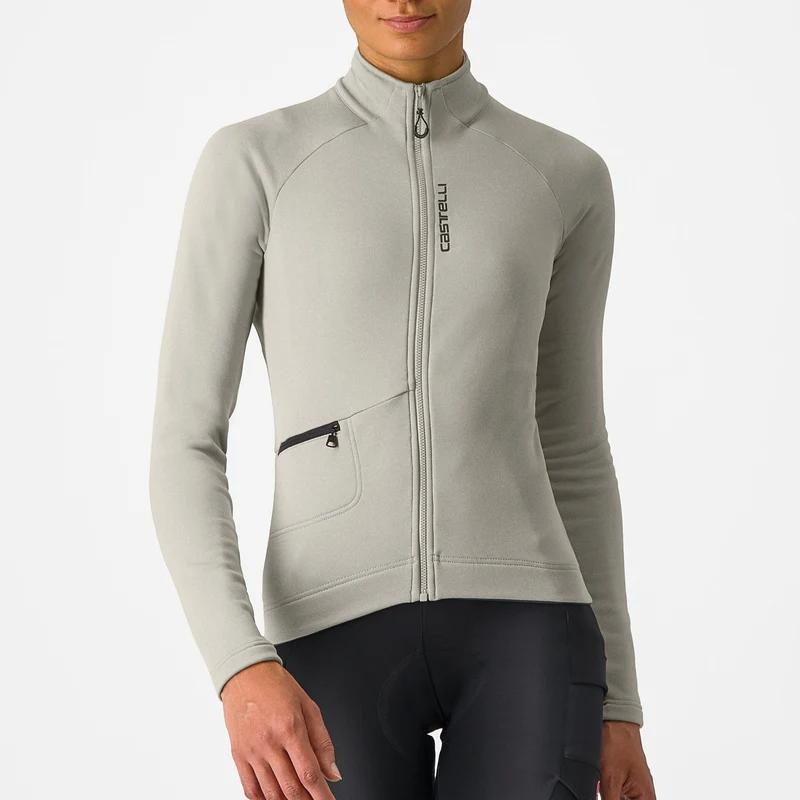 Maglia maniche lunghe donna Castelli Unlimited Trail 2 - Grigio chiaro