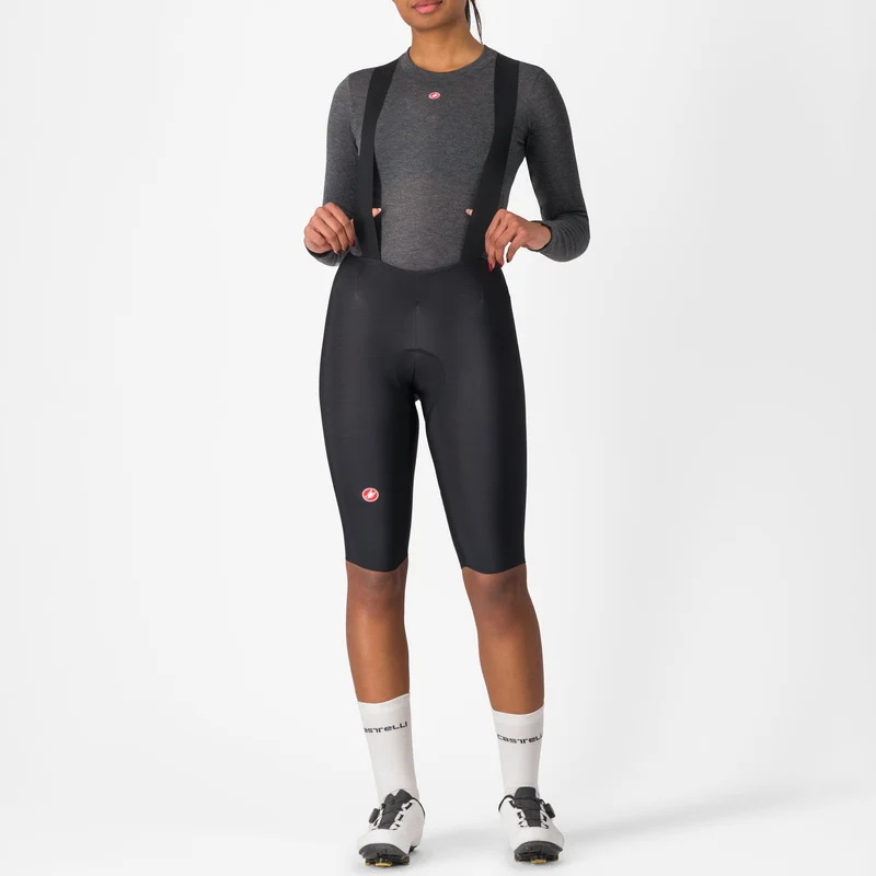 Salopette termica donna Castelli Omloop DT - Nero