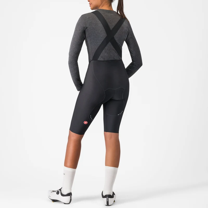 Salopette termica donna Castelli Omloop DT - Nero