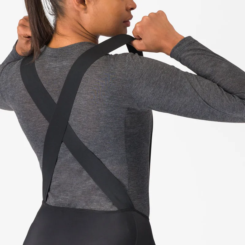 Salopette termica donna Castelli Omloop DT - Nero
