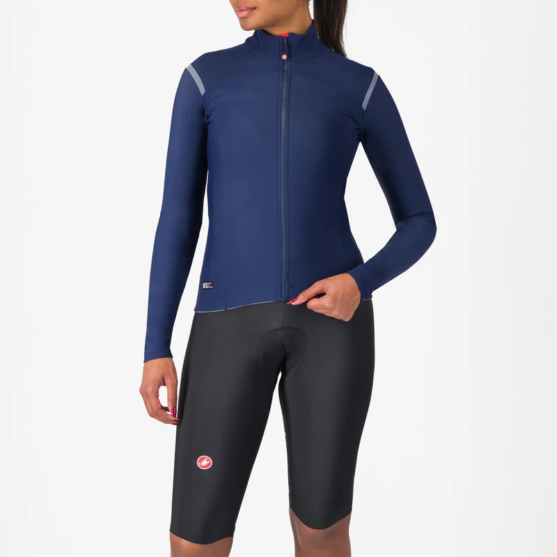 Salopette termica donna Castelli Omloop DT - Nero