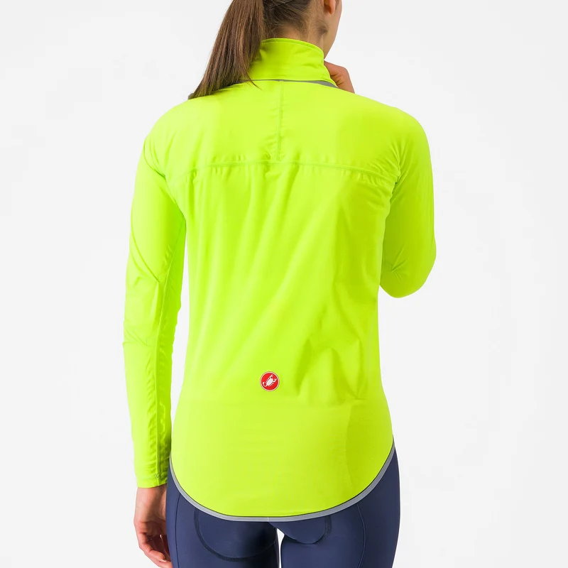 Mantellina donna Castelli Ultra Rain Cape - Giallo
