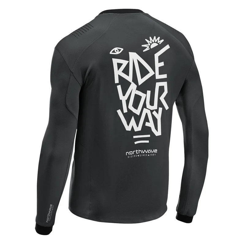 Maglia maniche lunghe Northwave Sharp - Nero bianco