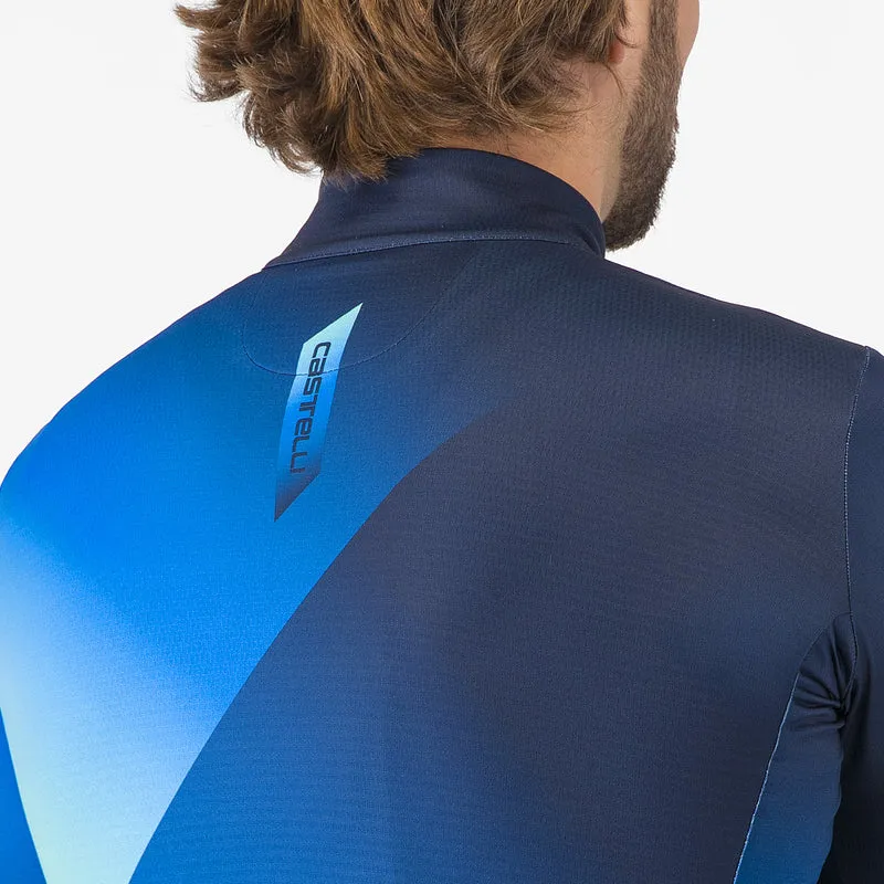 Maglia maniche lunghe Castelli Amplify - Blu