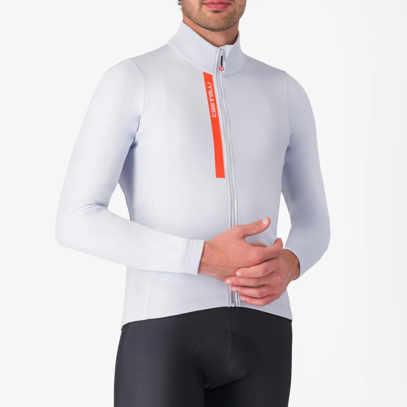 Maglia maniche lunghe Castelli Entrata - Bianco