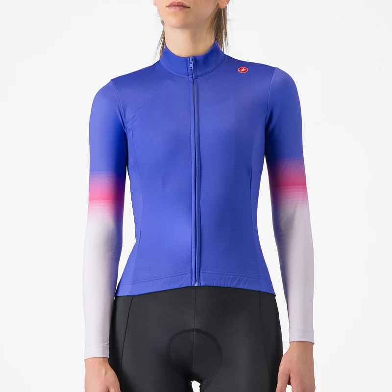 Maglia maniche lunghe donna Castelli Corso Thermal - Viola