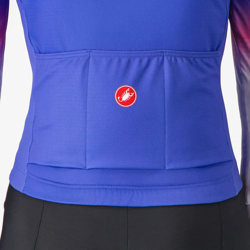 Maglia maniche lunghe donna Castelli Corso Thermal - Viola
