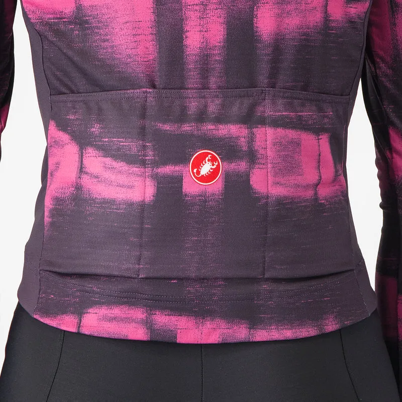 Maglia maniche lunghe donna Castelli Blur Thermal - Viola