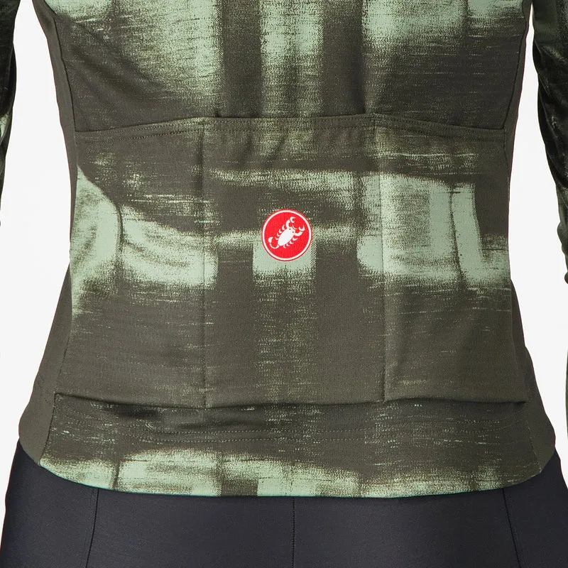 Maglia maniche lunghe donna Castelli Blur Thermal - Verde