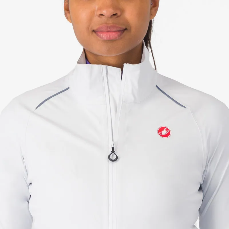 Mantellina donna Castelli Emergency 3 Rain - Bianco