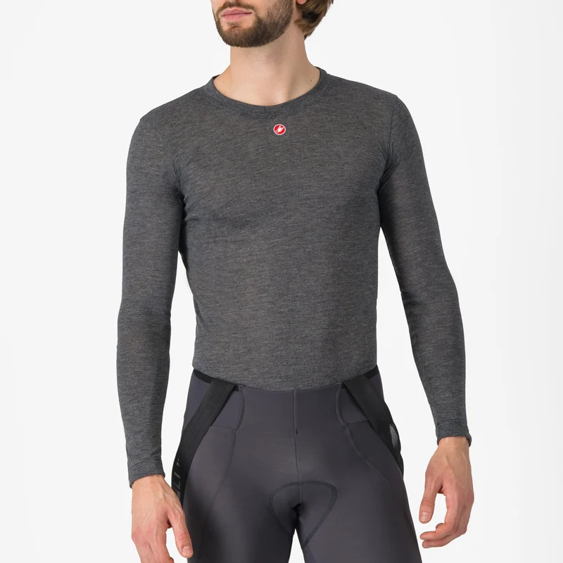 Maglia intima maniche lunghe Castelli Medio - Grigio