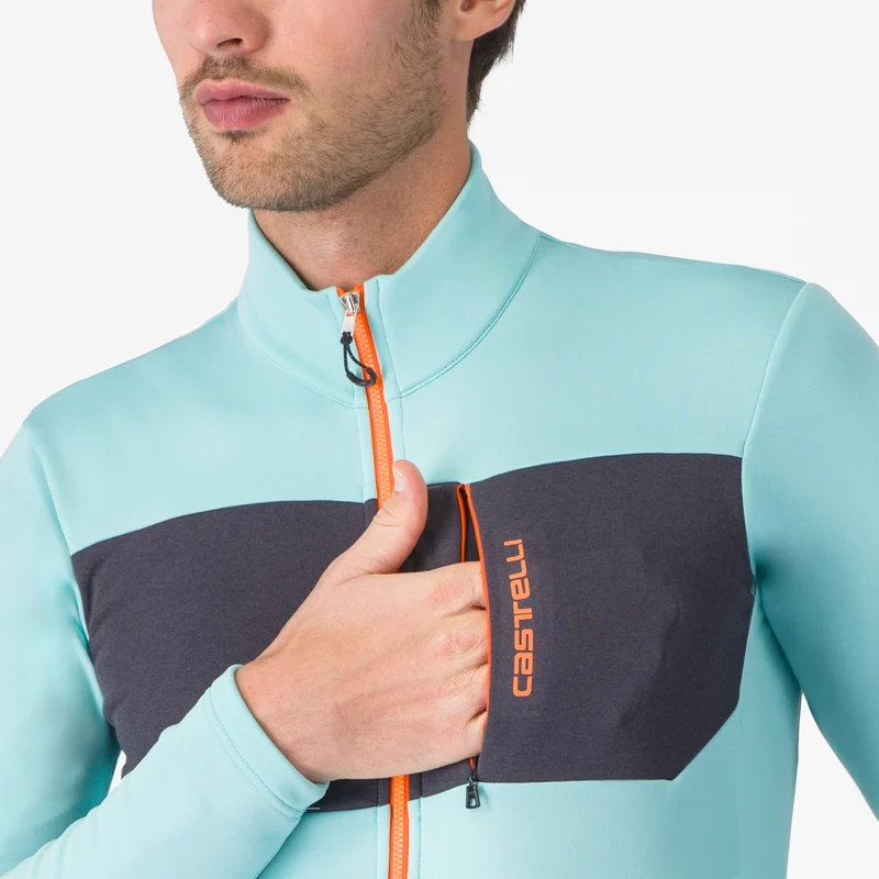 Maglia maniche lunghe Castelli Unlimited Trail 2 - Azzurro