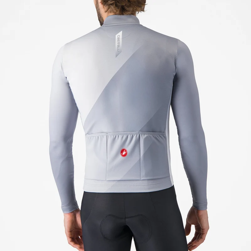 Maglia maniche lunghe Castelli Amplify - Grigio