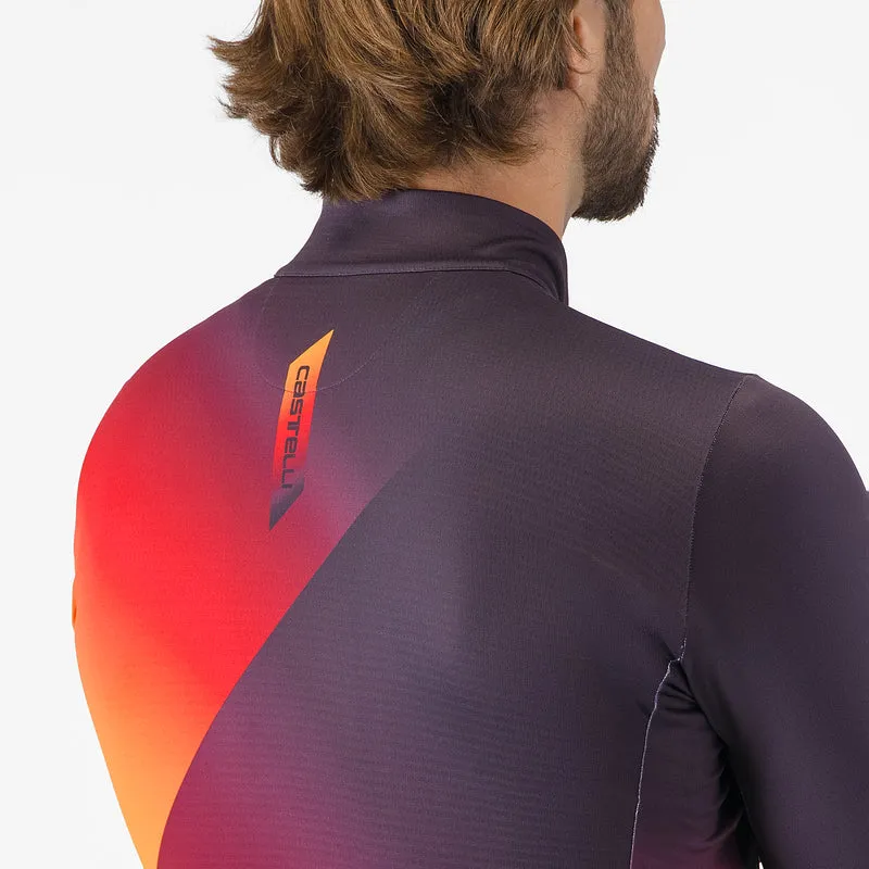 Maglia maniche lunghe Castelli Amplify - Rosso