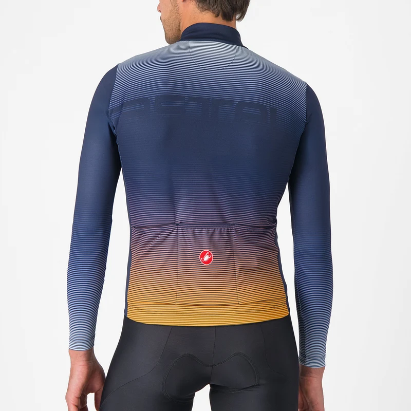 Maglia maniche lunghe Castelli Apice - Blu