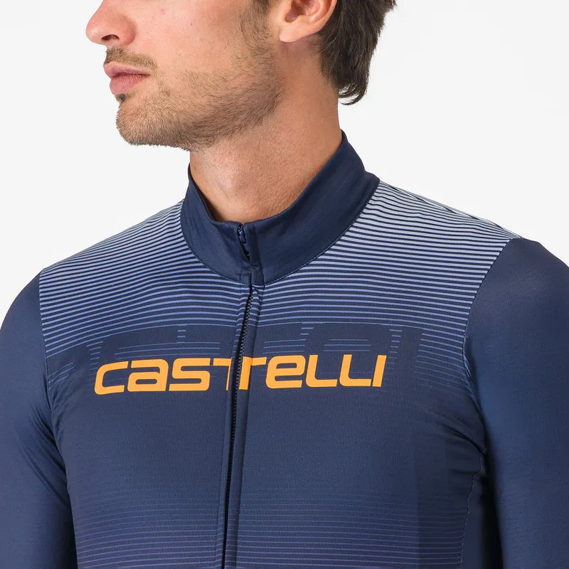 Maglia maniche lunghe Castelli Apice - Blu