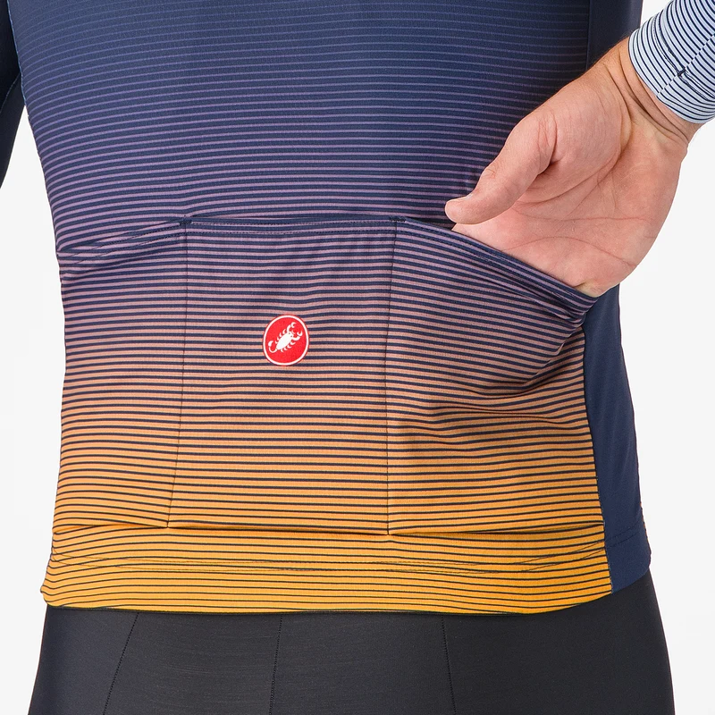 Maglia maniche lunghe Castelli Apice - Blu