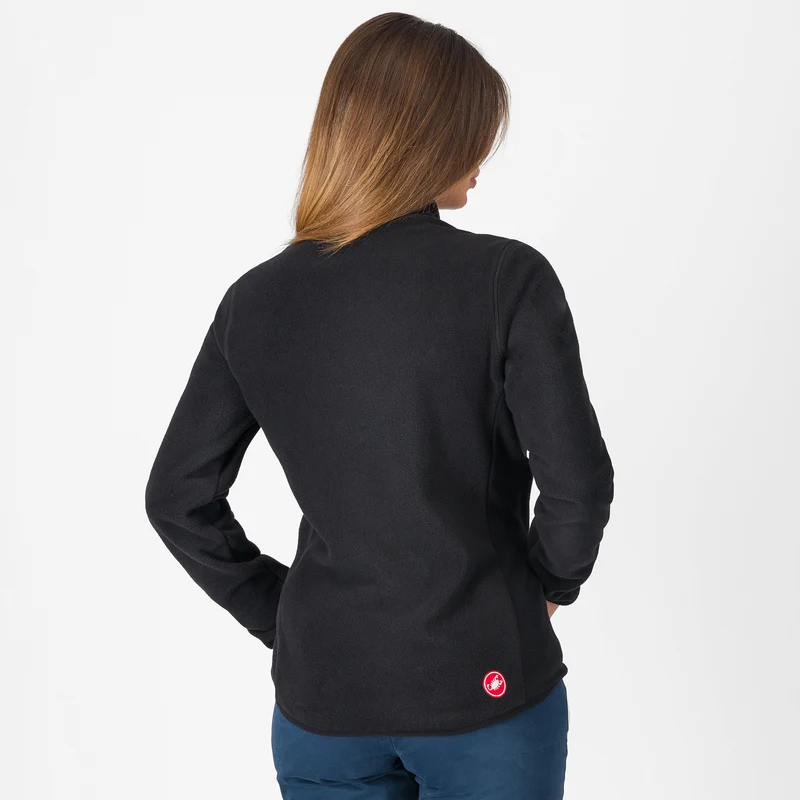 Giacca donna Castelli Classico Fleece - Nero