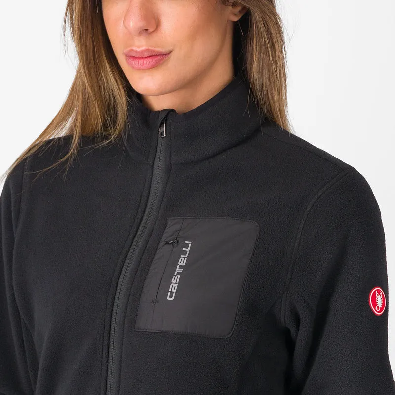 Giacca donna Castelli Classico Fleece - Nero