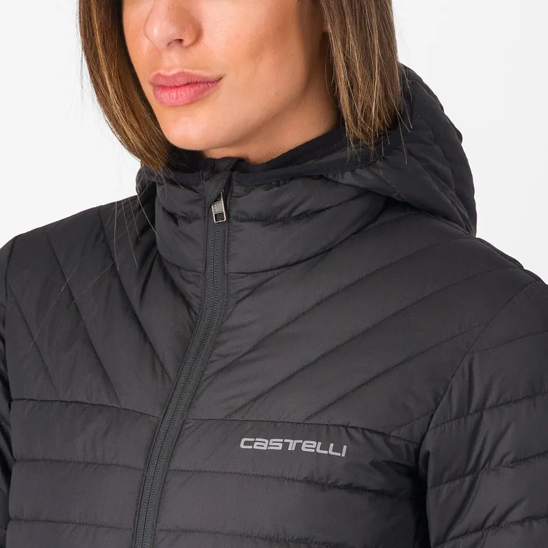 Giacca donna Castelli Classico Puffy - Nero