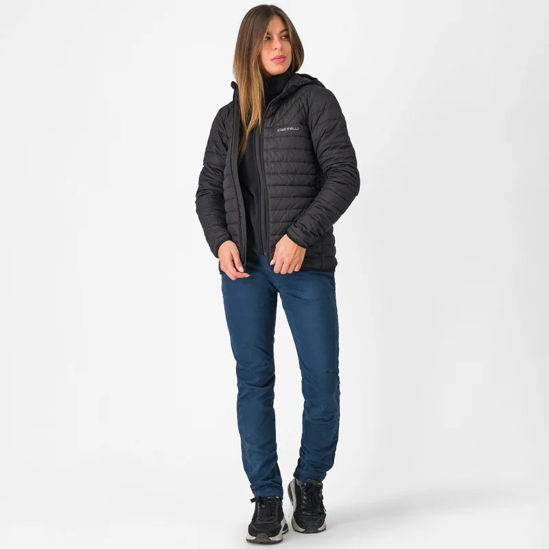 Giacca donna Castelli Classico Puffy - Nero