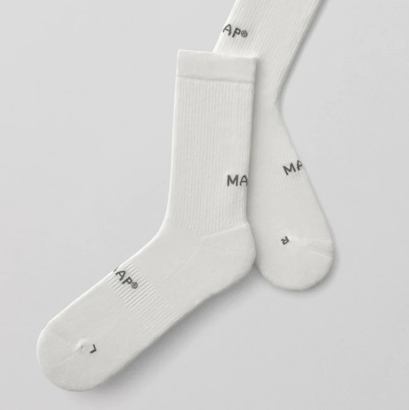 Calze Maap Essentials Print - Bianco