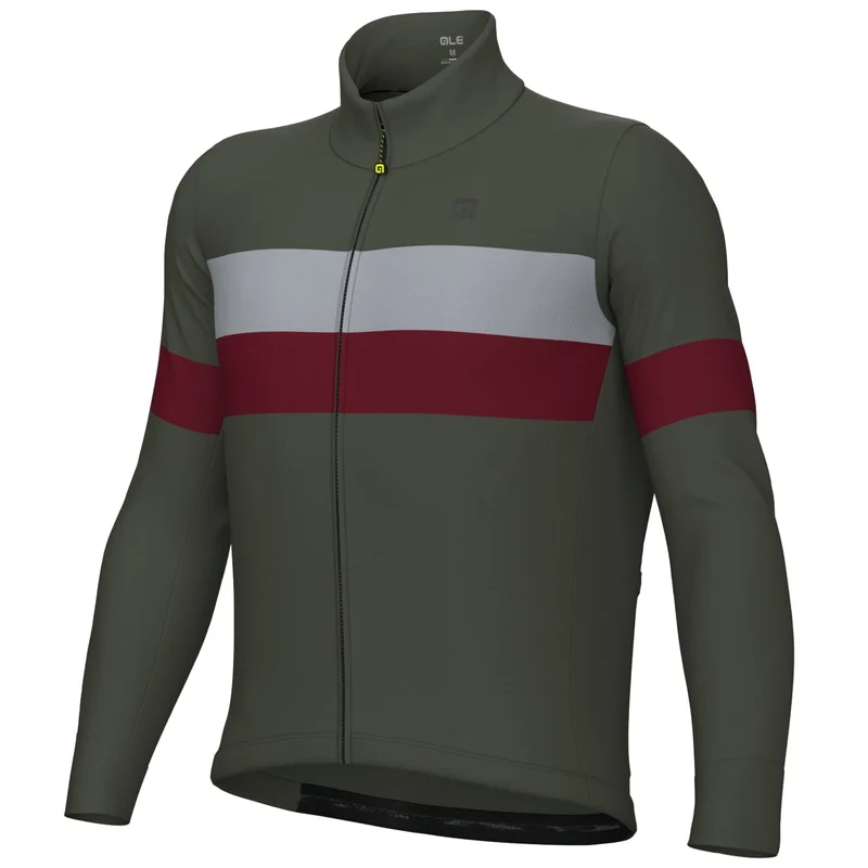 Maglia maniche lunghe Ale Off Road Gravel Wool Line - Bordeaux