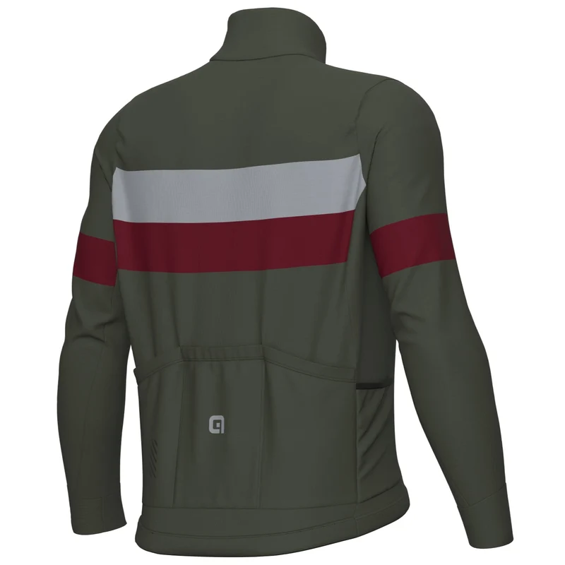 Maglia maniche lunghe Ale Off Road Gravel Wool Line - Bordeaux