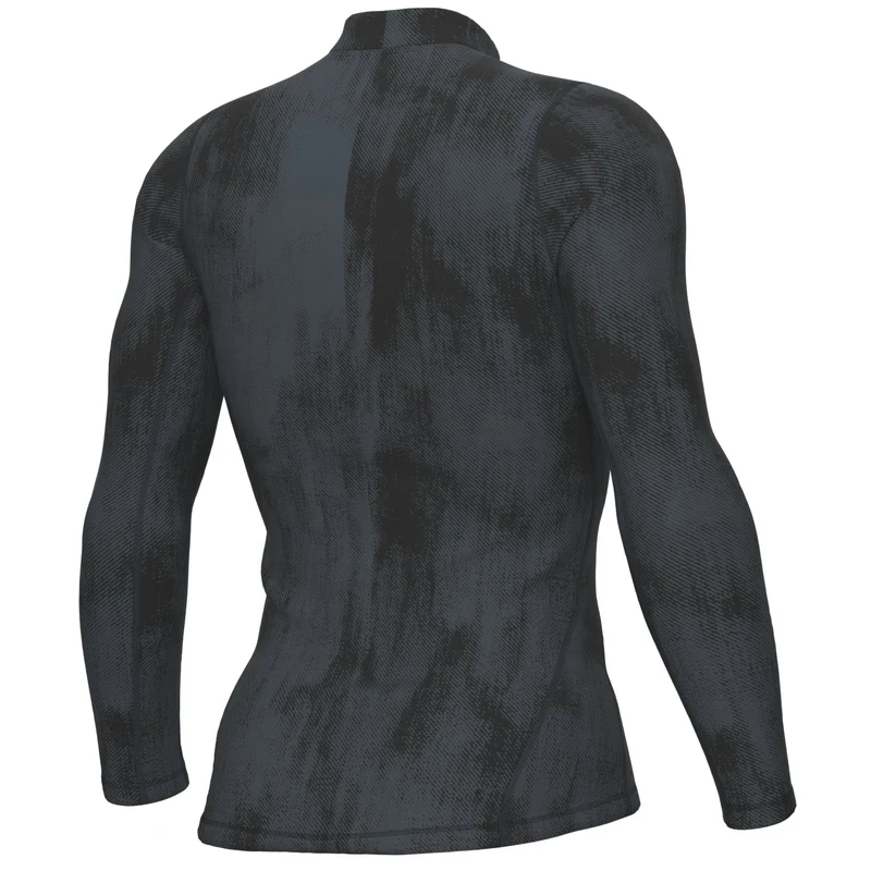 Maglia intima maniche lunghe Ale Knitted - Nero