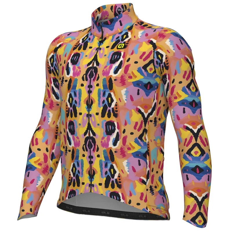 Maglia maniche lunghe Ale PR-E Tribal - Arancio