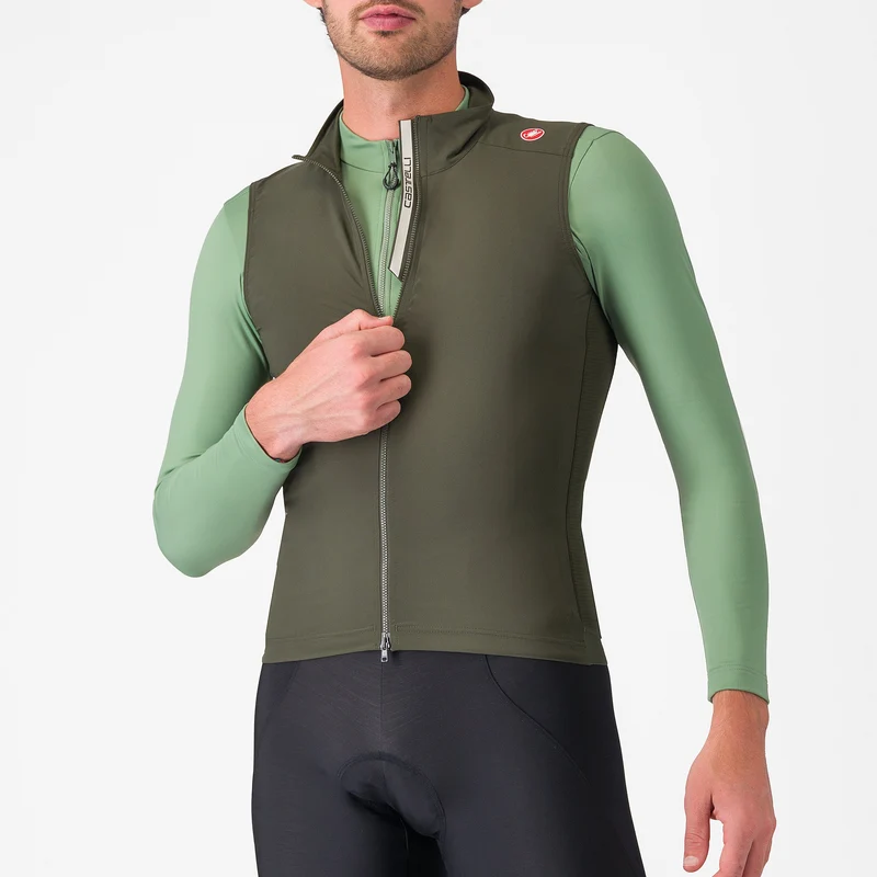 Gilet Castelli Espresso - Verde scuro
