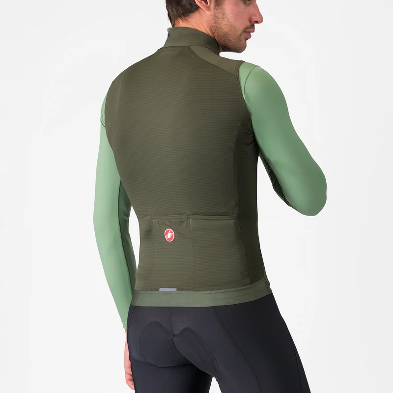 Gilet Castelli Espresso - Verde scuro