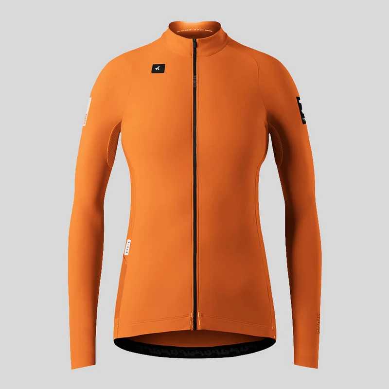 Maglia maniche lunghe donna Gobik Pacer Solid 2.0 Thai - Arancio
