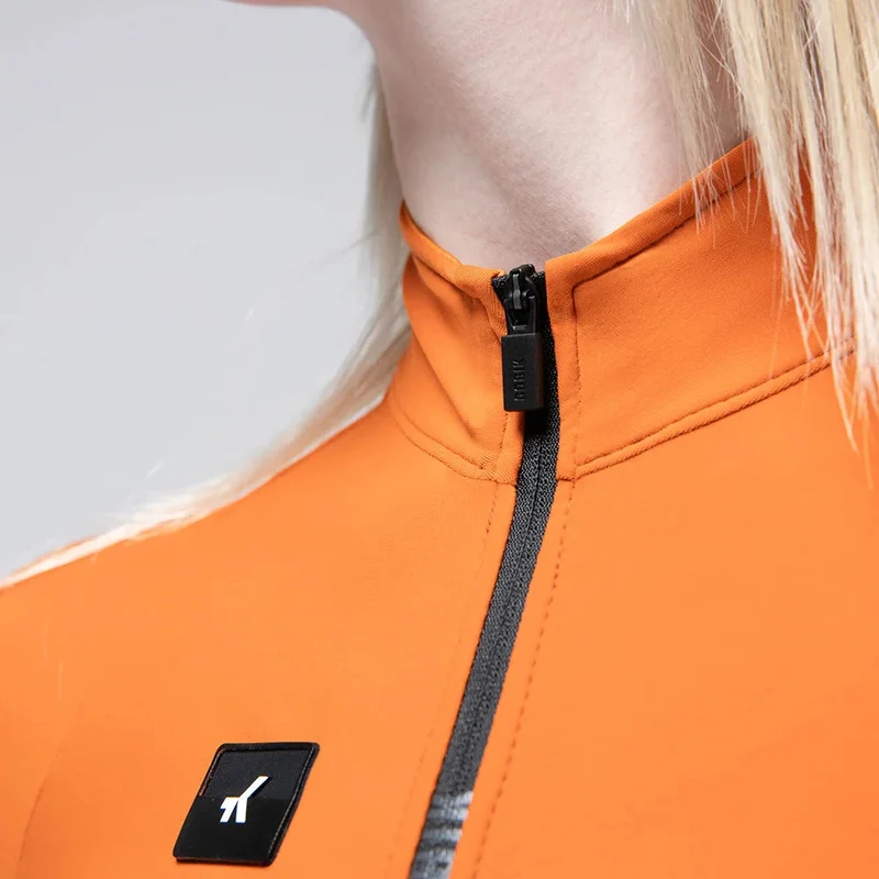 Maglia maniche lunghe donna Gobik Pacer Solid 2.0 Thai - Arancio