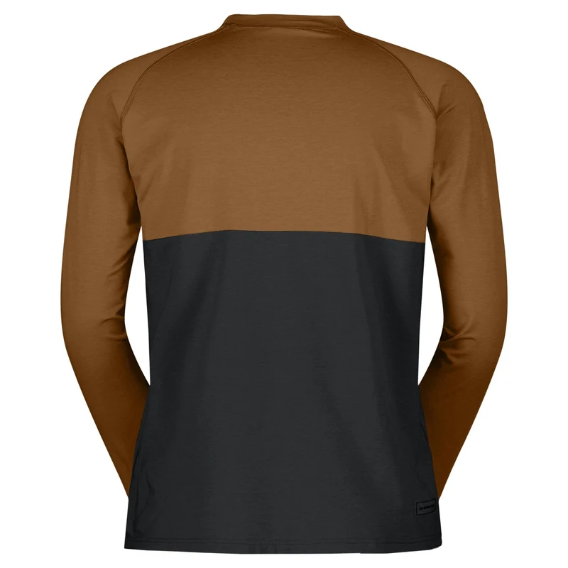 Maglia maniche lunghe Scott Trail Storm Warm Light - Marrone