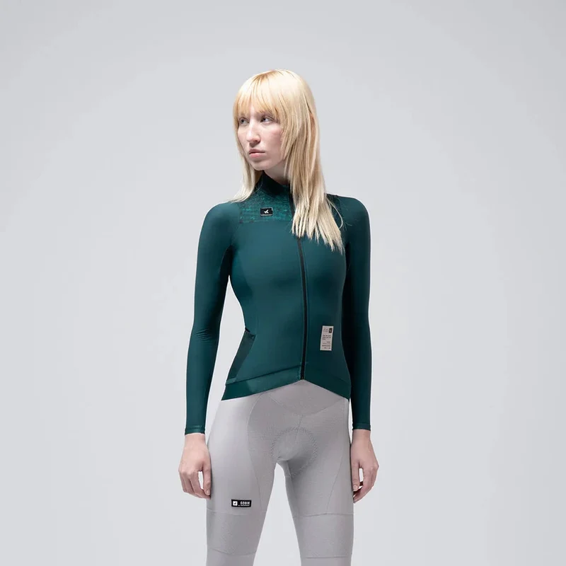 Maglia donna maniche lunghe Gobik Hyder Blend 2.0 Sunken - Verde
