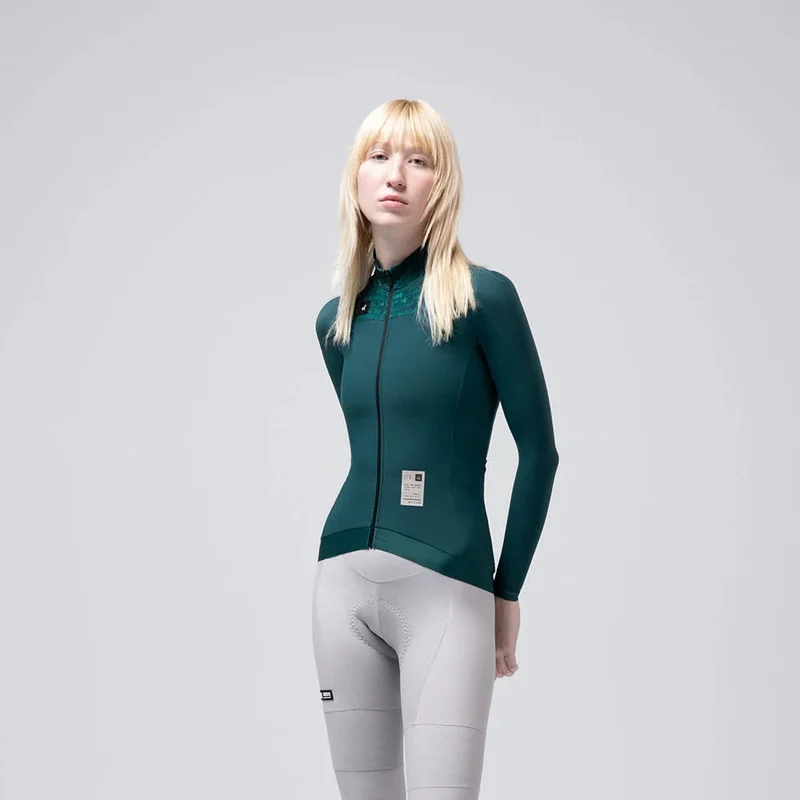 Maglia donna maniche lunghe Gobik Hyder Blend 2.0 Sunken - Verde