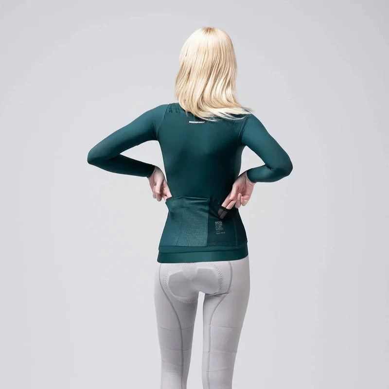 Maglia donna maniche lunghe Gobik Hyder Blend 2.0 Sunken - Verde