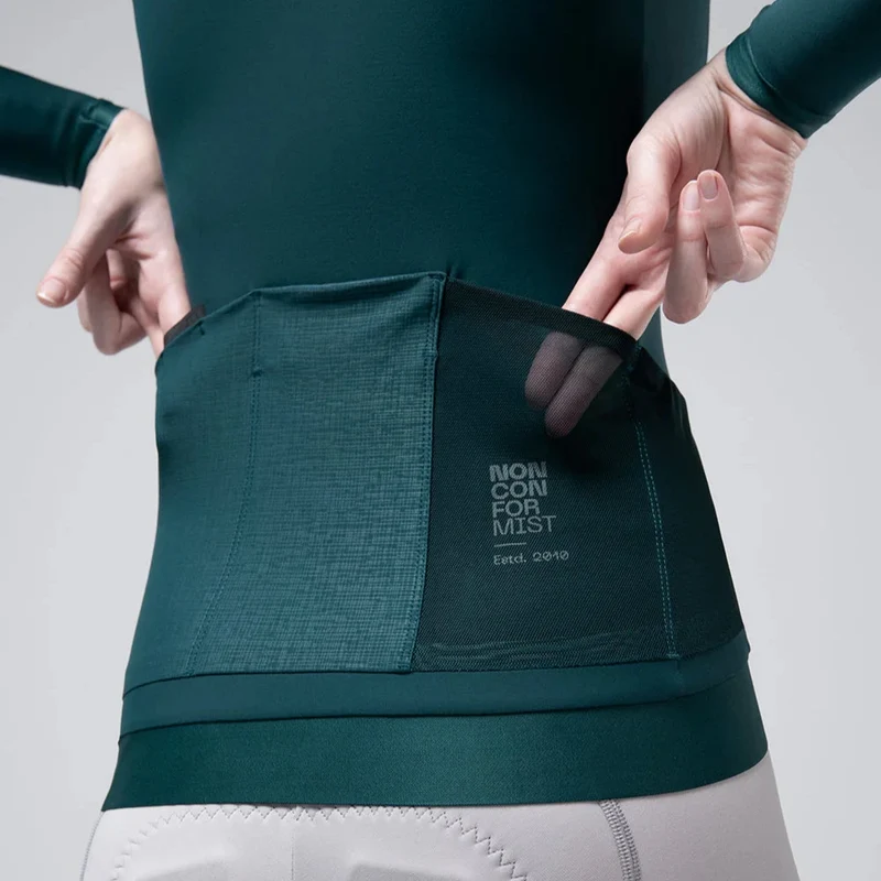 Maglia donna maniche lunghe Gobik Hyder Blend 2.0 Sunken - Verde