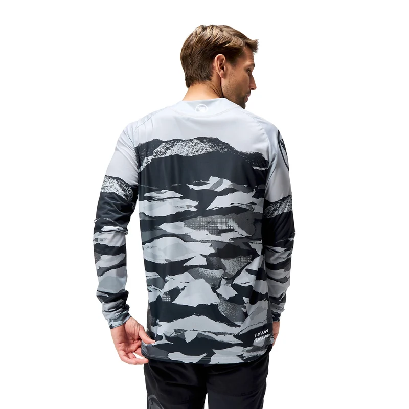 Maglia maniche lunghe Endura Camo Print LTD - Grigio