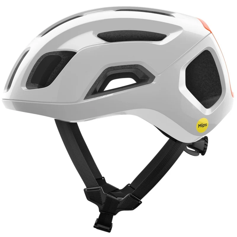 Casco Poc Ventral Air Mips - Bianco arancio