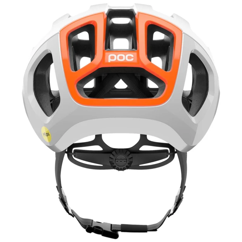 Casco Poc Ventral Air Mips - Bianco arancio
