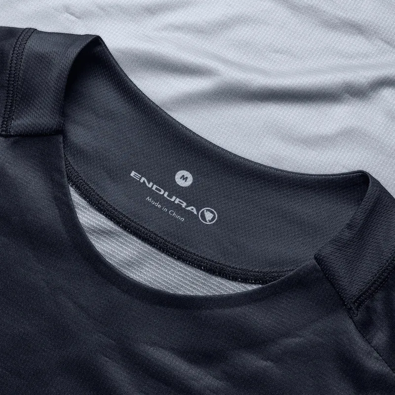 Maglia maniche lunghe Endura Core Printed - Nero
