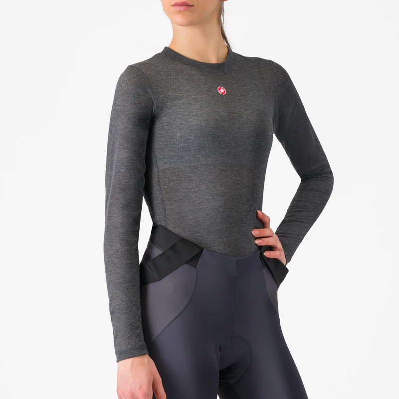 Maglia intima maniche lunghe donna Castelli Medio - Grigio
