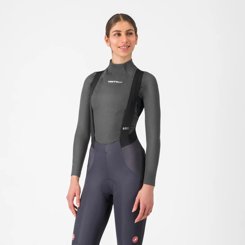 Maglia intima maniche lunghe donna Castelli Flanders 2 - Grigio