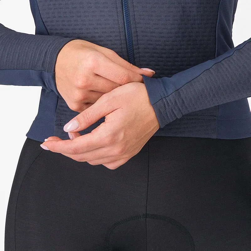 Maglia maniche lunghe donna Castelli Sfida 3 - Blu