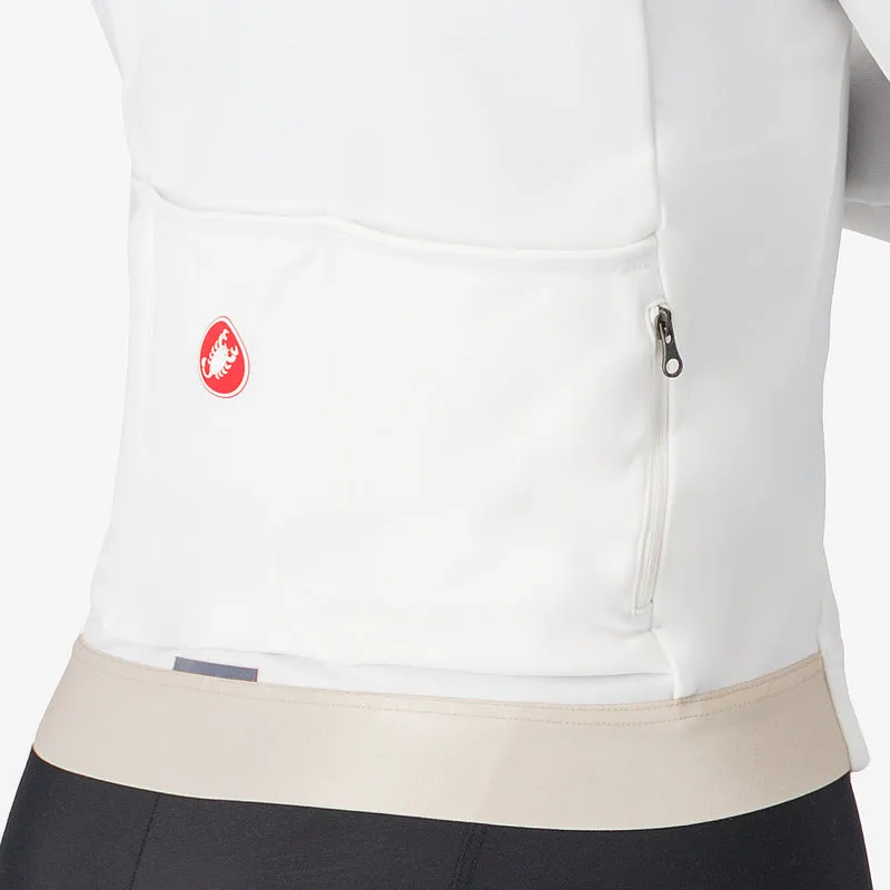 Maglia donna maniche lunghe Castelli Espresso Thermal - Bianco